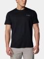 tricou cu maneci scurte pt. barbati Columbia Summit Valley SS Crew negru 1