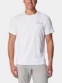 tricou cu maneci scurte pt. barbati Columbia Summit Valley SS Crew alb 1