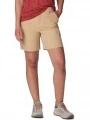 pantaloni scurti pentru drumetii pt. femei Columbia Summit Valley Short nisip 1