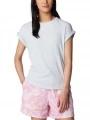tricou cu maneci scurte pt. femei Columbia Crystal Pine Tee albastru 1