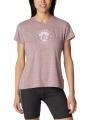 tricou cu maneci scurte pt. femei Columbia Sloan Ridge Graphic Short Sleeve Tee rosu 1
