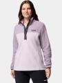 pulover polar pt. femei Columbia Benton Springs 1/2 Snap Pull Over II violet 1