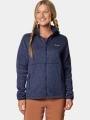 pulover polar pt. femei Columbia Sweater Weather Full Zip II albastru 1
