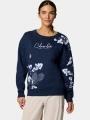 pulover pt. femei Columbia Meridian Creek Crew albastru 1