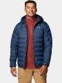 jacheta de puf pt. barbati Columbia Delta Ridge II Down Hooded Jacket albastru inchis 1