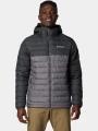 jacheta de primavara pt. barbati Columbia Powder Lite II Hooded Jacket gri 1