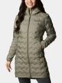 jacheta de puf pt. femei Columbia Delta Ridge II Long Down Jacket verde 1