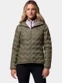 jacheta de puf pt. femei Columbia Delta Ridge II Down Hooded Jacket verde 1