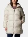 jacheta de iarna pt. femei Columbia Puffect II Mid Hooded Jacket nisip 1