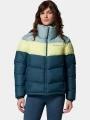 jacheta de primavara pt. femei Columbia Puffect II Colorblock Jacket albastru 1