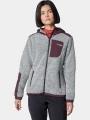 pulover polar pt. femei Columbia Arctic Crest Sherpa Full Zip alb 1