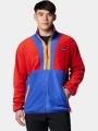 pulover polar pt. barbati Columbia Backbowl II Full Zip Fleece rosu 1