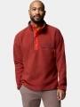 pulover polar pt. barbati Columbia Helvetia II Half Snap Fleece rosu 1