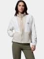 pulover polar pt. femei Columbia Backbowl II Full Zip Fleece nisip 1