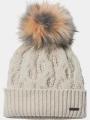 caciula tricotata pt. femei Columbia Boundless Days Cable Knit Pom Beanie nisip 1