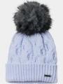 caciula tricotata pt. femei Columbia Boundless Days Cable Knit Pom Beanie albastru 1