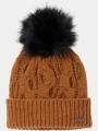 caciula cu mot pt. femei Columbia Boundless Days Cable Knit Pom Beanie maro 1