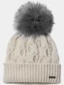 caciula cu mot pt. femei Columbia Boundless Days Cable Knit Pom Beanie nisip 1