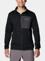 pulover polar pt. barbati Columbia Columbia Hike Full Zip II negru 1
