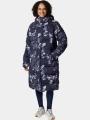 jacheta de iarna pt. femei Columbia Boundless Days Print Long Down Jacket albastru 1