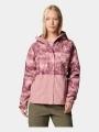 haine de ploaie pt. femei Columbia Hikebound Printed Jacket roz 1