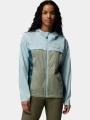geaca de vant pt. femei Columbia Crested Canyon Windbreaker albastru deschis 1