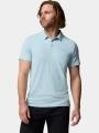 tricou de sport, cu guler pt. barbati Columbia Tech Trail Utility Polo albastru deschis 1