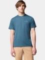 tricou pentru sport, cu maneci scurte pt. barbati Columbia Tech Trail Utility Short Sleeve Crew albastru 1