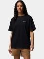 tricou cu maneci scurte pt. femei Columbia Rolling Bend Graphic Oversized Tee negru 1
