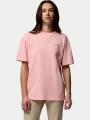tricou cu maneci scurte pt. femei Columbia Rolling Bend Graphic Oversized Tee roz 1