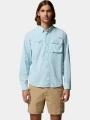 camasa cu maneci lungi pt. barbati Columbia Wild Cast Long Sleeve Shirt albastru deschis 1