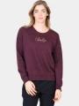 pulover pt. femei Columbia Beaumount Graphic Crew rosu 1