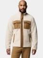 pulover polar pt. barbati Columbia Juniper Peak Full Zip Fleece nisip 1