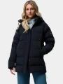jacheta de puf pt. femei Columbia Amaze Puff Mid Hooded Jacket negru 1