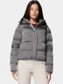 jacheta de puf pt. femei Columbia Amaze Puff Hooded Jacket maro 1