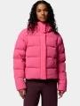 jacheta de puf pt. femei Columbia Amaze Puff Hooded Jacket magenta 1