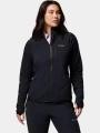 pulover polar pt. femei Columbia Arctic Crest Hybrid Full Zip negru 1