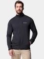 pulover polar pt. barbati Columbia Essential Hike Grid Fleece Full Zip negru 1