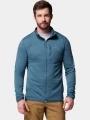 pulover polar pt. barbati Columbia Essential Hike Grid Fleece Full Zip albastru 1