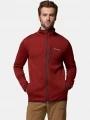 pulover polar pt. barbati Columbia Essential Hike Grid Fleece Full Zip rosu 1