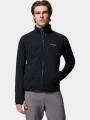 pulover polar pt. barbati Columbia Arctic Chest Hybrid Full Zip negru 1