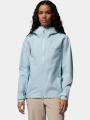 haine de ploaie pt. femei Columbia Trailborne 2.5L Shell albastru deschis 1