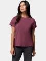 tricou pentru sport, cu maneci scurte pt. femei Columbia Parsons Point  Short Sleeve Logo Tee violet 1