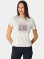 tricou pentru sport, cu maneci scurte pt. femei Columbia Parsons Point  Short Sleeve Graphic Tee nisip 1