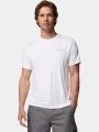 tricou pentru sport, cu maneci scurte pt. barbati Columbia Parsons Point Short Sleeve Logo Tee alb 1