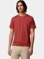 tricou pentru sport, cu maneci scurte pt. barbati Columbia Parsons Point  Short Sleeve Logo Tee rosu 1