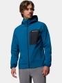 pulover softshell pt. barbati Columbia Tall Heights III Hooded Softshell albastru 1