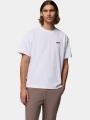 tricou pentru sport, cu maneci scurte pt. barbati Columbia Chill Creek Knit Tee alb 1
