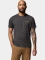 tricou pentru sport, cu maneci scurte pt. barbati Columbia Parsons Point Short Sleeve Back Graphic Tee negru 1