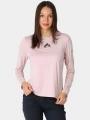 tricou cu maneci lungi pt. femei Columbia Parsons Point Long Sleeve Graphic Tee roz 1